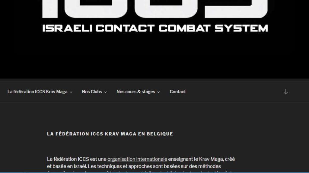 iccs KRAV MAGA BELGIUM 1024x575 - Le site fédéral ICCS est en ligne !