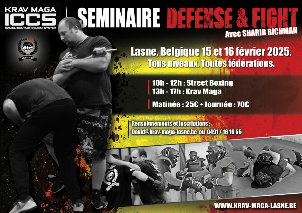 Stage de Krav Maga à Lasne - février 2025 Stage Boxe Krav maga 2025 1 1024x723 - Stage de Krav Maga à Lasne - février 2025